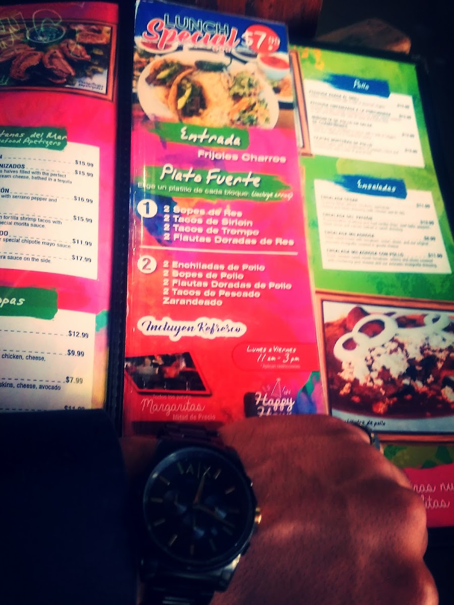 Menu El Callejón De Los Milagros-9